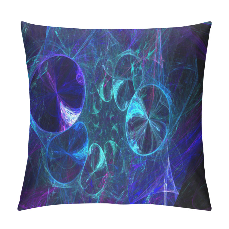 Personality  Abstract Fractal Background Pillow Covers