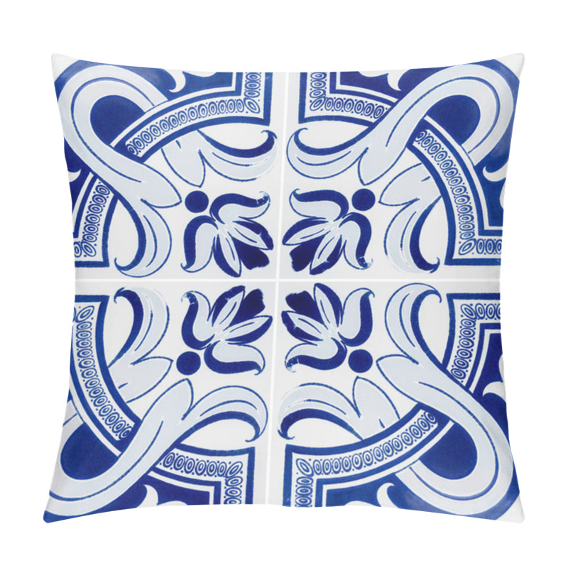 Personality  Traditional Portuguese Glazed Tiles Pillow Covers