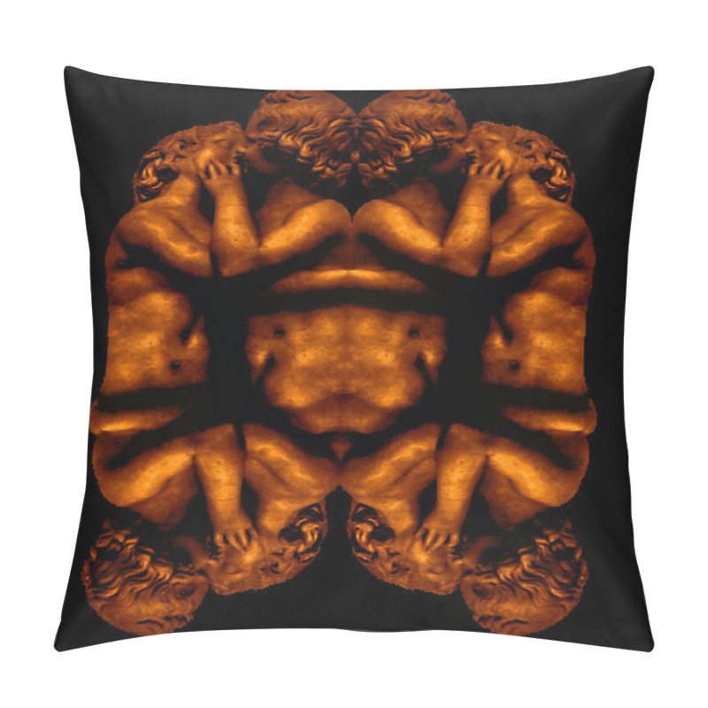 Personality  Digital Collage Lover Concept Artwork Pillow Covers