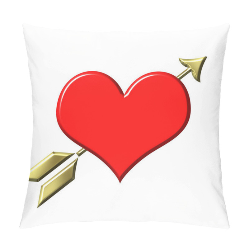 Personality  Love Concept Isolated In White Pillow Covers