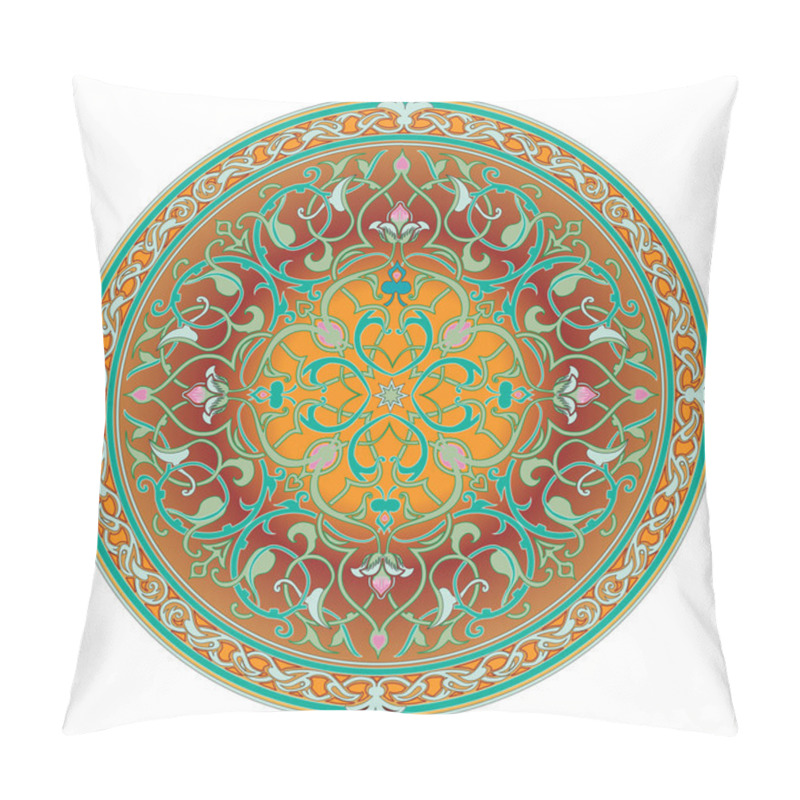 Personality  Arabic Floral Pattern Motif Arabic Floral Pattern Motif Pillow Covers