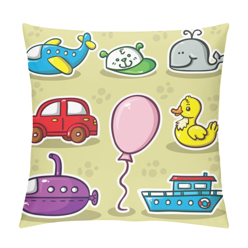 Personality  First Set Of Toys Pillow Covers