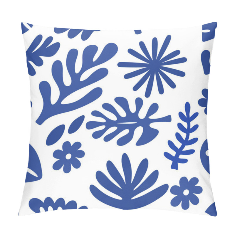 Personality  Tremdy Pattern  Background With Abstract Floral And Leaf Patterns Pillow Covers