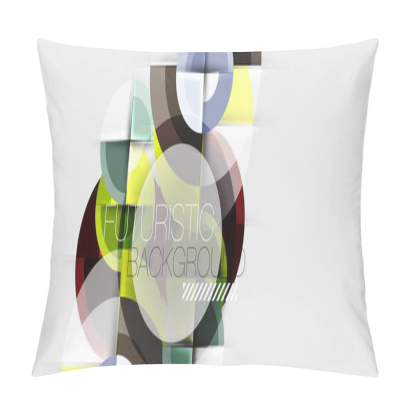 Personality  Circular Geometrical Design Template Pillow Covers