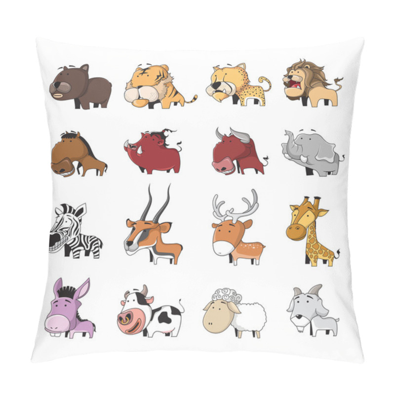 Personality  Animal Set 5 Pillow Covers