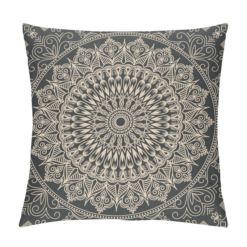 Personality  Zentangle Styled Geometric Ornament Pattern Element. Orient Traditional Ornament. Boho Styled. Abstract Geometric Seamless Pattern Elegant Element For Cards And Invitations. Pillow Covers