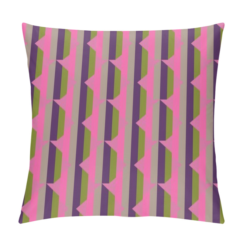 Personality  Seamless Abstract Background With Geometric Elements Pillow Covers