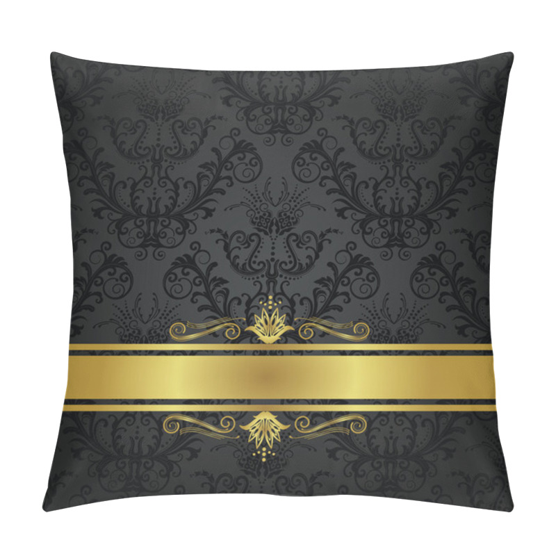 Personality  Luxury Charcoal And Gold Book Cover Pillow Covers