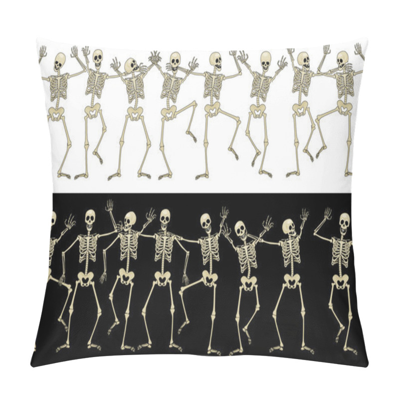 Personality  Fun Skeletons Pillow Covers