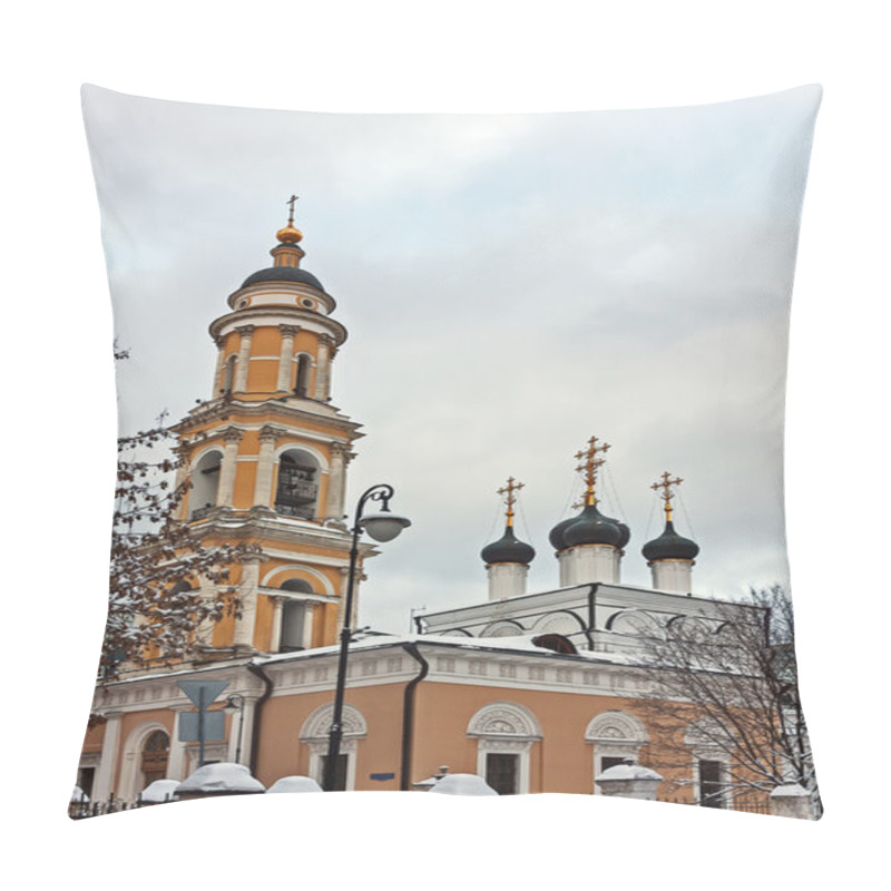 Personality  Church Of St Nicholas In Tolmachy,Moscow, Russia Pillow Covers