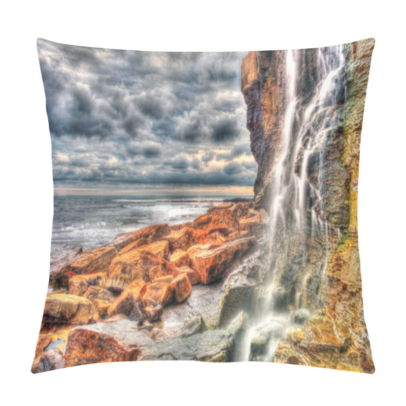 Personality  Waterfall Dorset Kimmeridge Bay Pillow Covers