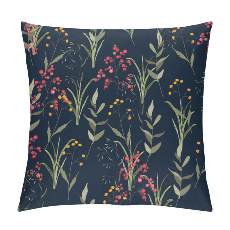 Personality  Botanical Hipster, Rustic Seamless Print For Wedding Cards. Pillow Covers