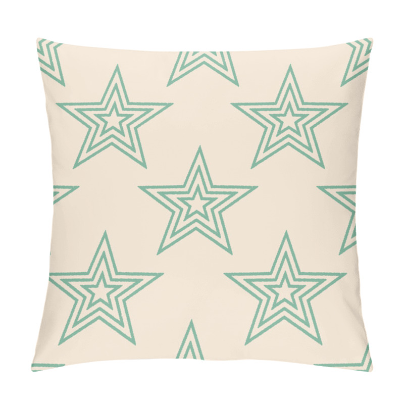 Personality  Seamless Stars Pattern Pillow Covers