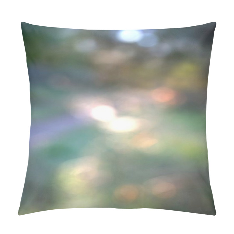 Personality  Blurred Natural Background In Muted Green And Gray Tones  Versatile Backdrop For Design Pillow Covers