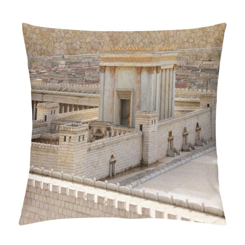 Personality  Second Temple In Ancient Jerusalem. Pillow Covers