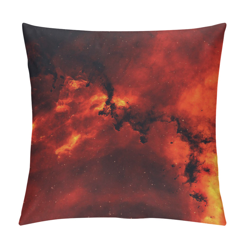 Personality  The Rosette Nebula Located In The Constellation Monoceros. Pillow Covers