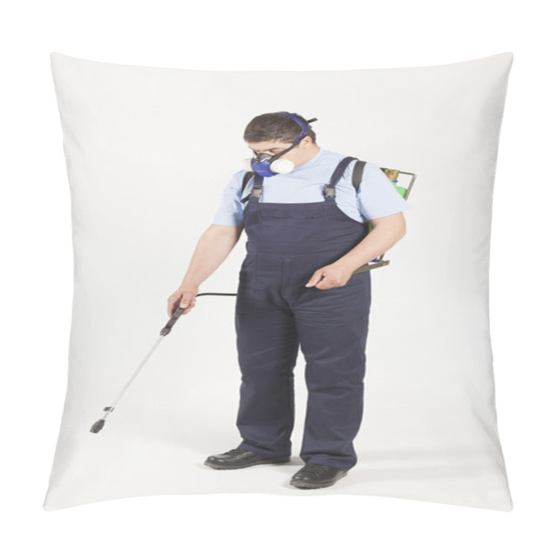 Personality  Spraying Insects Pest Control Pillow Covers