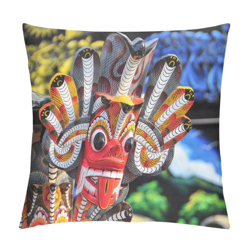 Personality  Sri Lankan Traditional Mask Pillow Covers