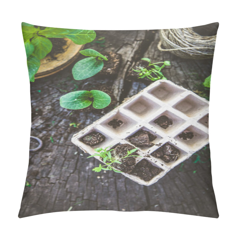 Personality  Garden With Tools Pillow Covers