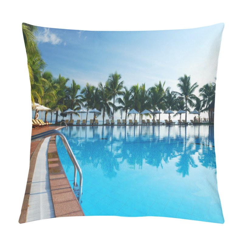 Personality  Tropical Pool Pillow Covers