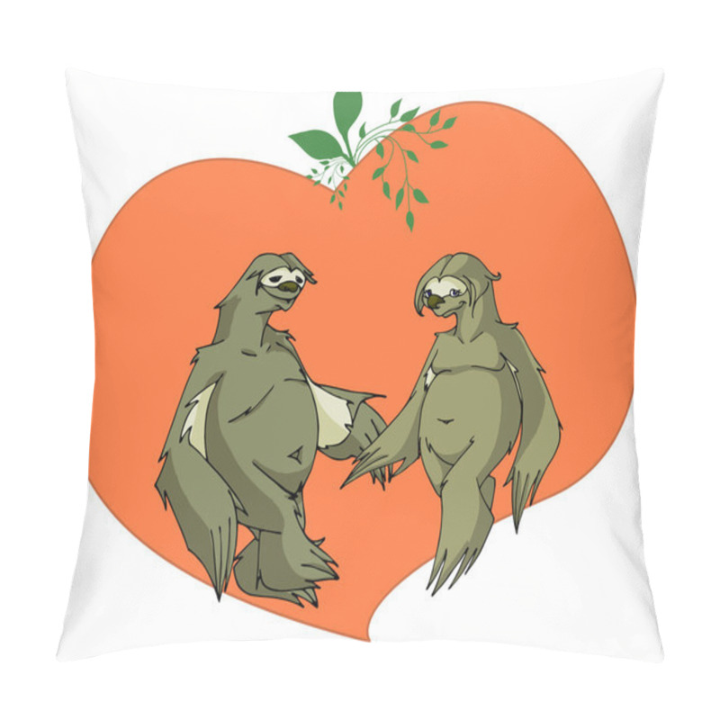 Personality  Sloth Love Pillow Covers