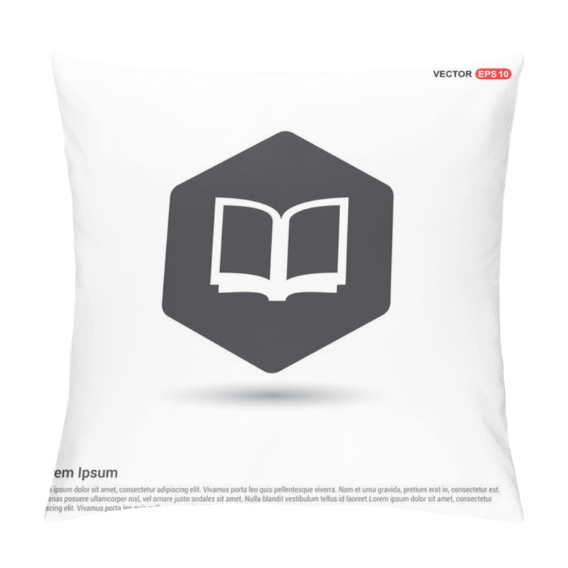 Personality  Open Book Icon Pillow Covers