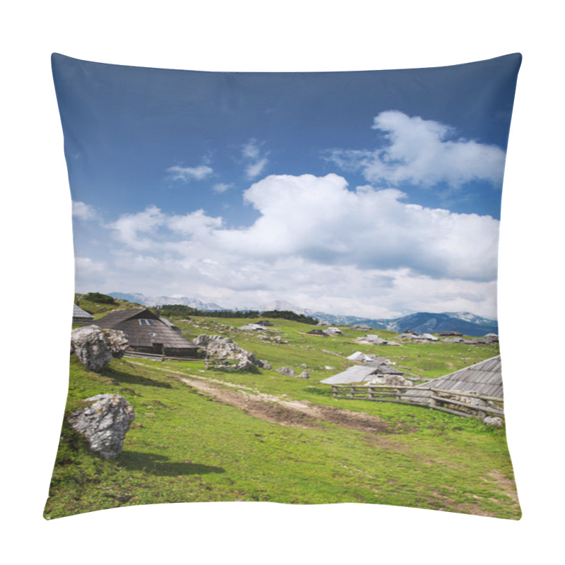 Personality  Velika Planina Or Big Pasture Plateau, Slovenia. Pillow Covers