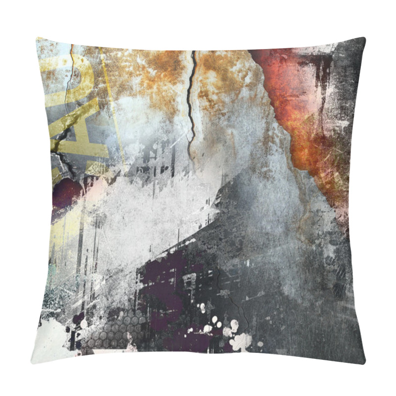 Personality  Cracked Wall Pillow Covers