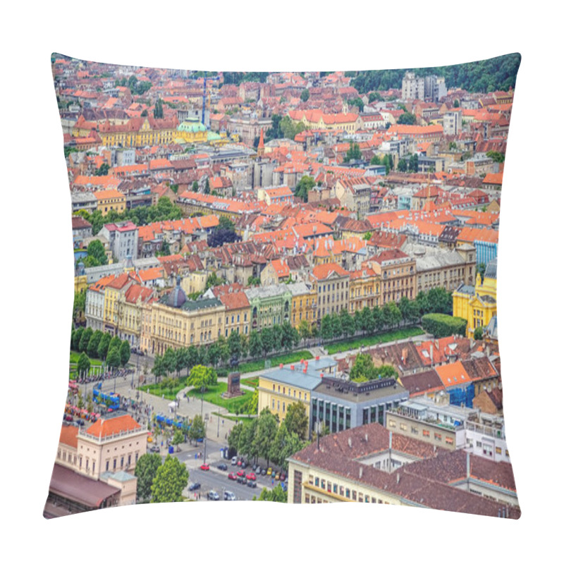 Personality  King Tomislav Square In Zagreb. Croatia Pillow Covers