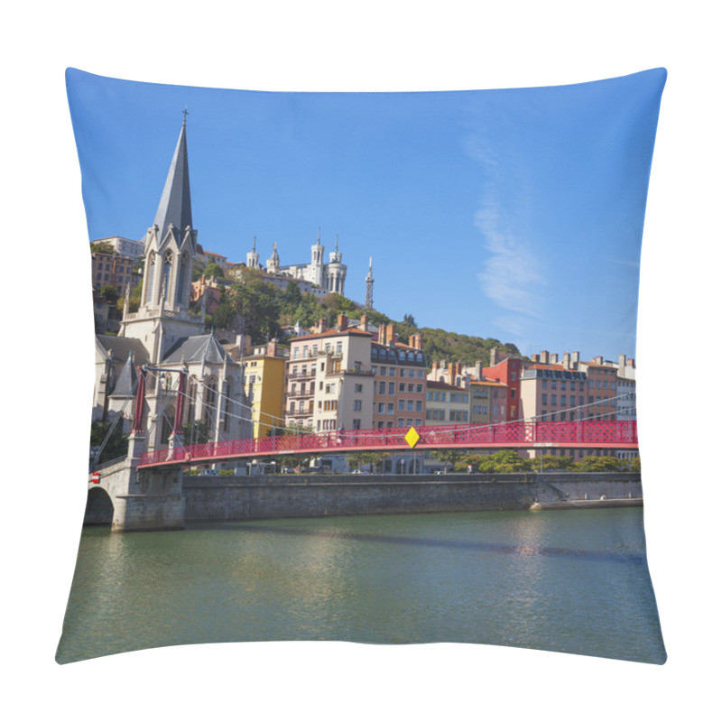 Personality  Famous View Of Lyon City Pillow Covers