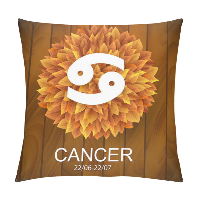 Personality  Cancer Horoscope White Sign Pillow Covers