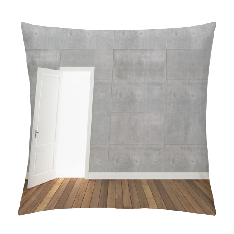 Personality  Door On Concrtete Wall ,3d Pillow Covers