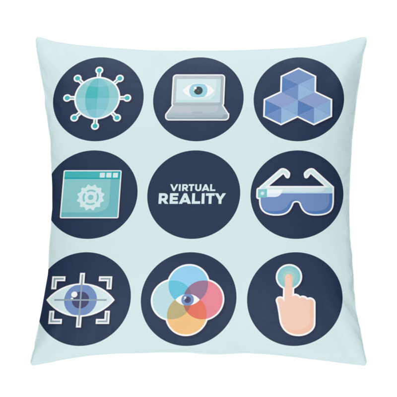 Personality  Virtual Reality Design Pillow Covers