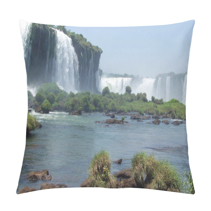 Personality  Waterfall In Nature, River Water Flow  Pillow Covers