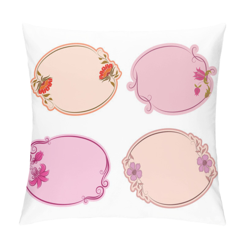 Personality  Set Of Ornate Vector Frames Pillow Covers