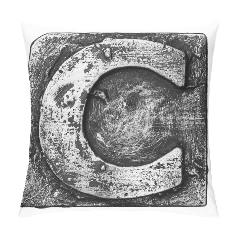 Personality  Metal Letter Pillow Covers