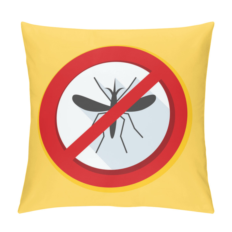 Personality  Mosquito Free Sign Pillow Covers