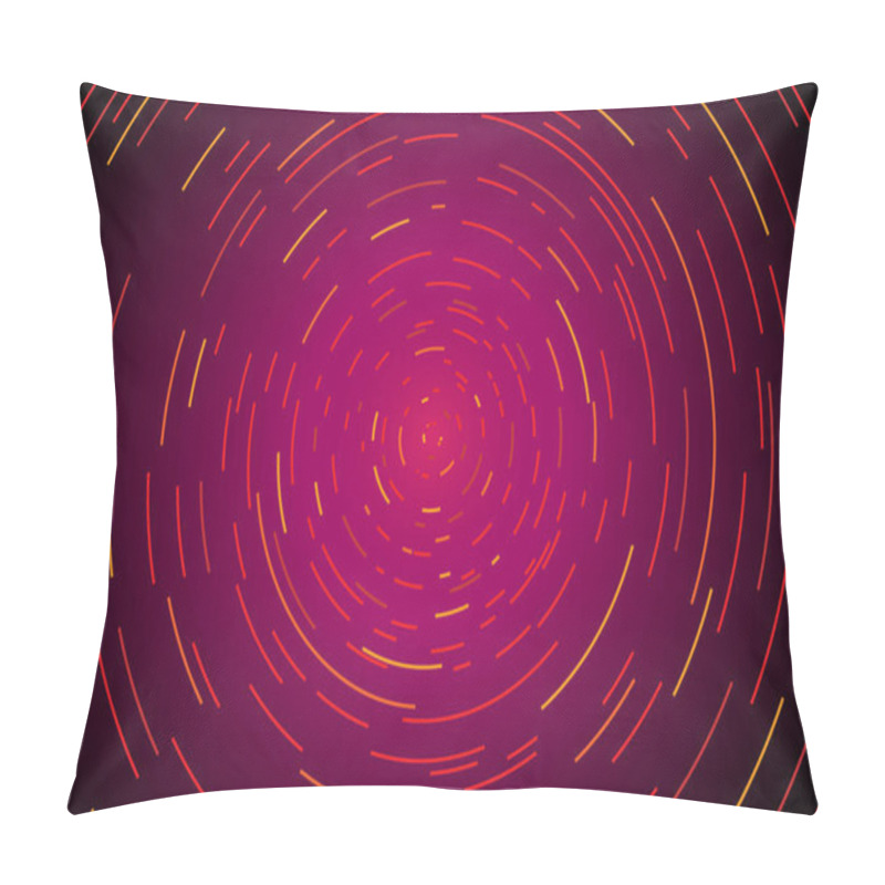 Personality  Futuristic Abstract Visualization Element With Line Background Graphic.vector And Illustration Pillow Covers