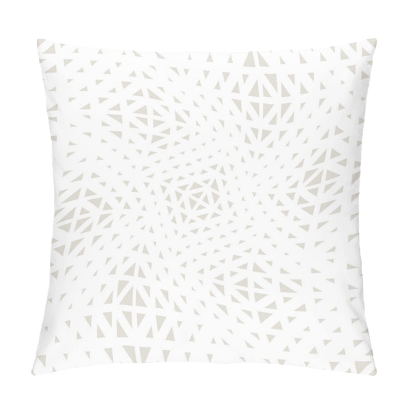 Personality  Abstract Seamless Geometric Triangle Vector Pattern, Modern Background Monochrome Texture, Simple Fashion Pillow Design Pillow Covers