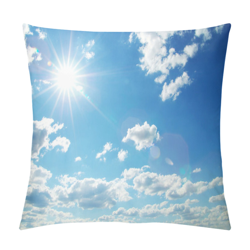 Personality  Blue Sky Background Pillow Covers