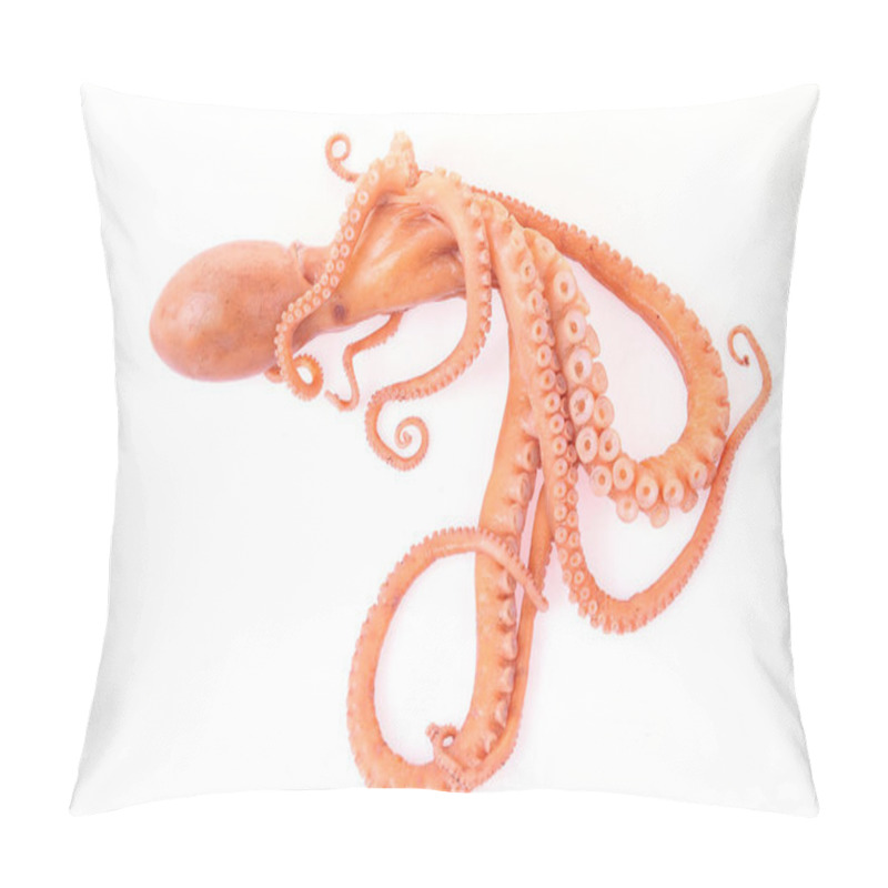 Personality  Octopus On A White Background Pillow Covers