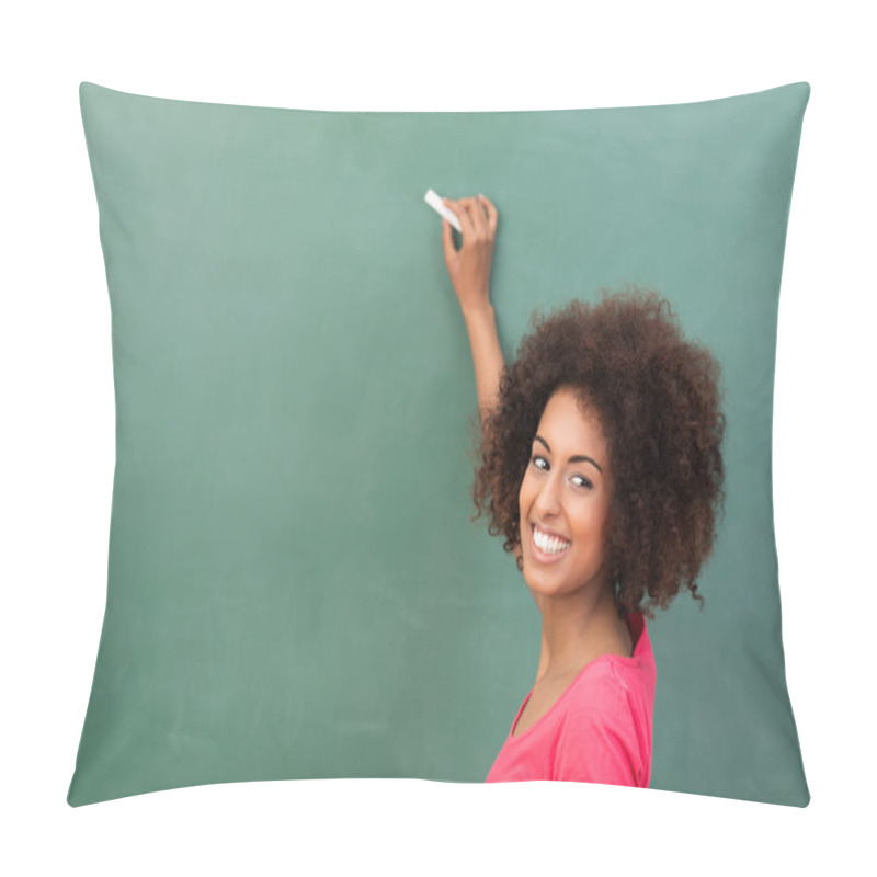 Personality  Beautiful African American Student Or Teacher Pillow Covers