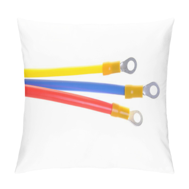 Personality  Electric Cables With Insulated Ring Terminal Pillow Covers