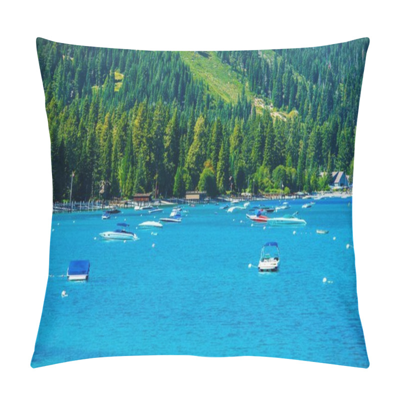 Personality  Lake Tahoe Marina Pillow Covers