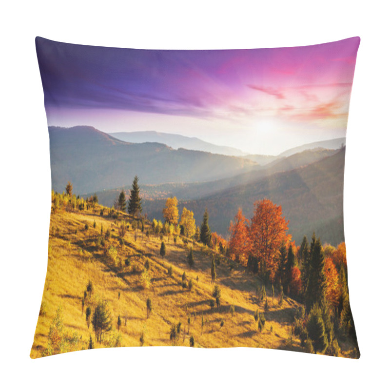 Personality  Morning Mountains Landscape Pillow Covers