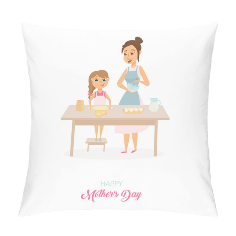 Personality  Moders Day Card. Pillow Covers