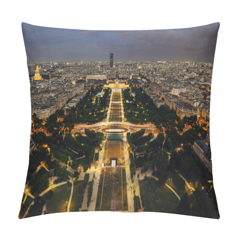 Personality  Paris City Skyline Pillow Covers