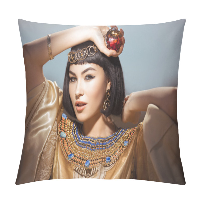 Personality  Beautiful Egyptian Woman Like Cleopatra Outdoor Pillow Covers