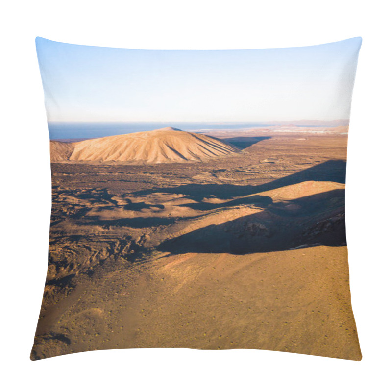 Personality  Timanfaya, Volcanic Landscape In Lanzarote Island. Canary Islands Pillow Covers