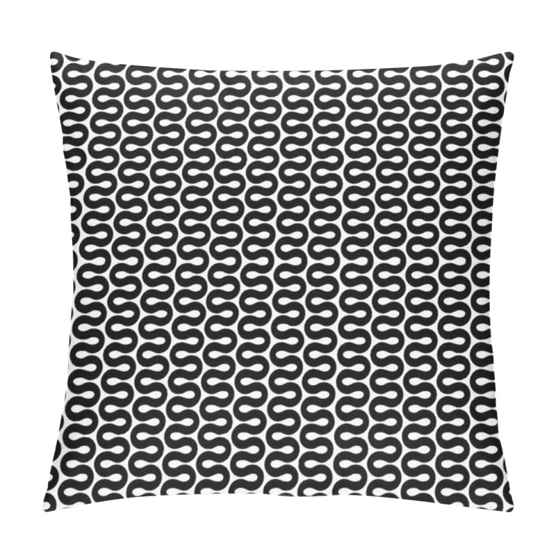 Personality  Curved Wave Line Pattern Pillow Covers